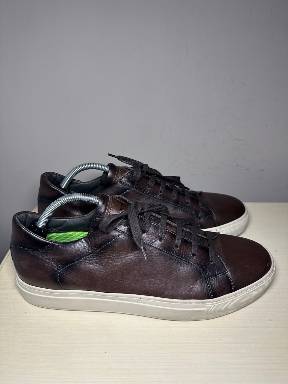 To Boot New York Adam Derrick Dark Brown Leather Casual handmade in Italy